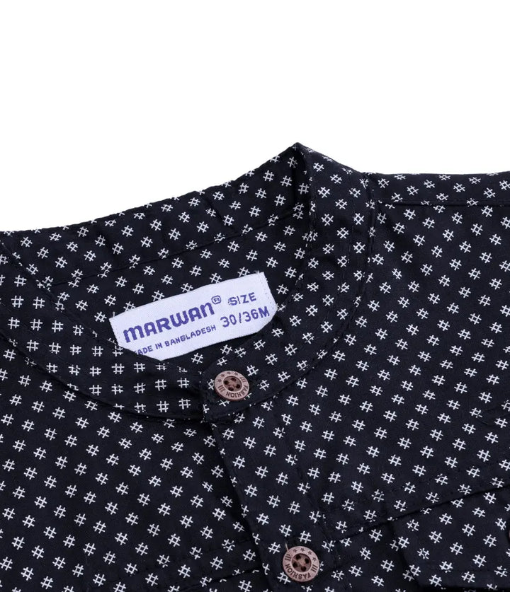 boys mandarin collar shirt collar