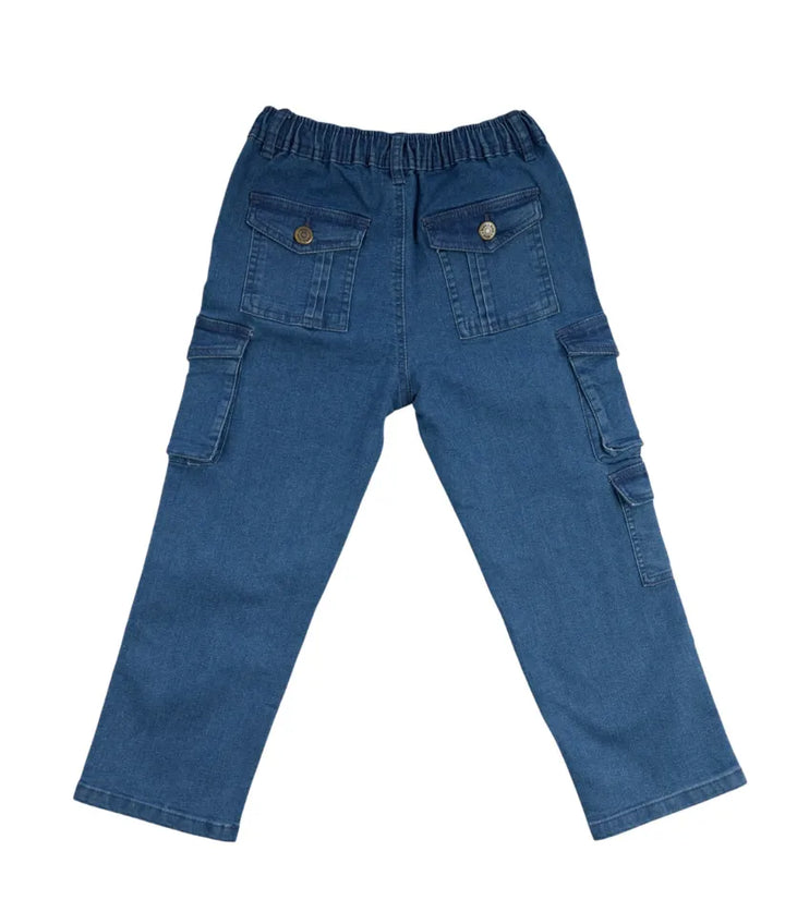boys cargo jeans 3-8 years back view