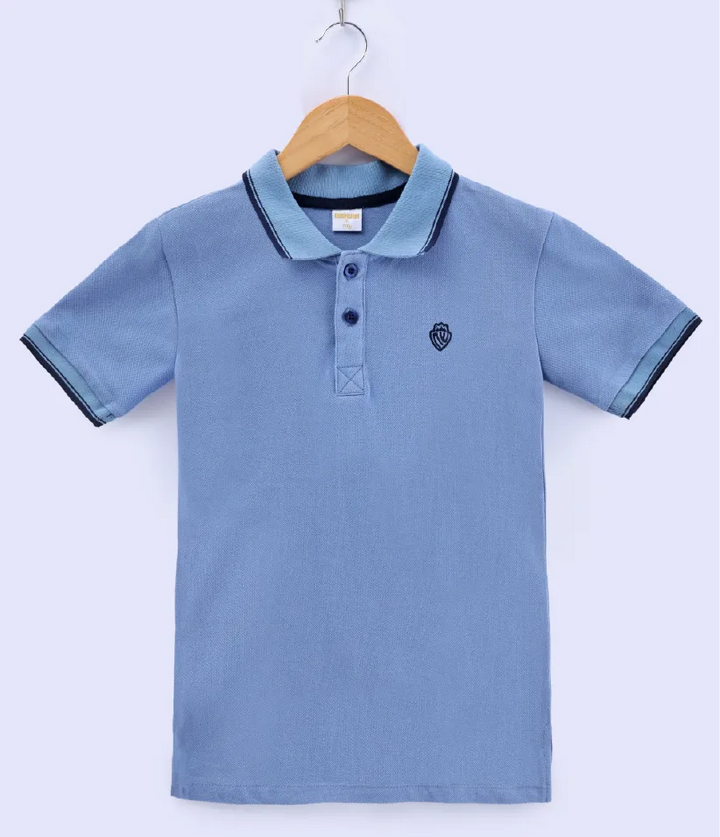 boys polo t-shirt front view