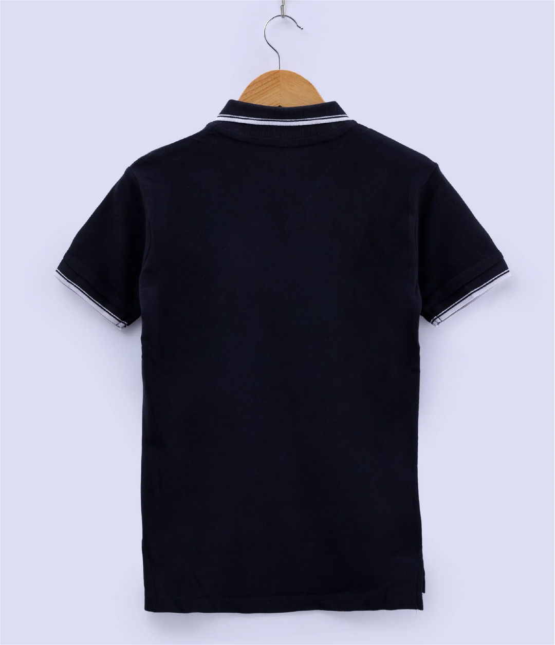 boys polo t-shirt back view