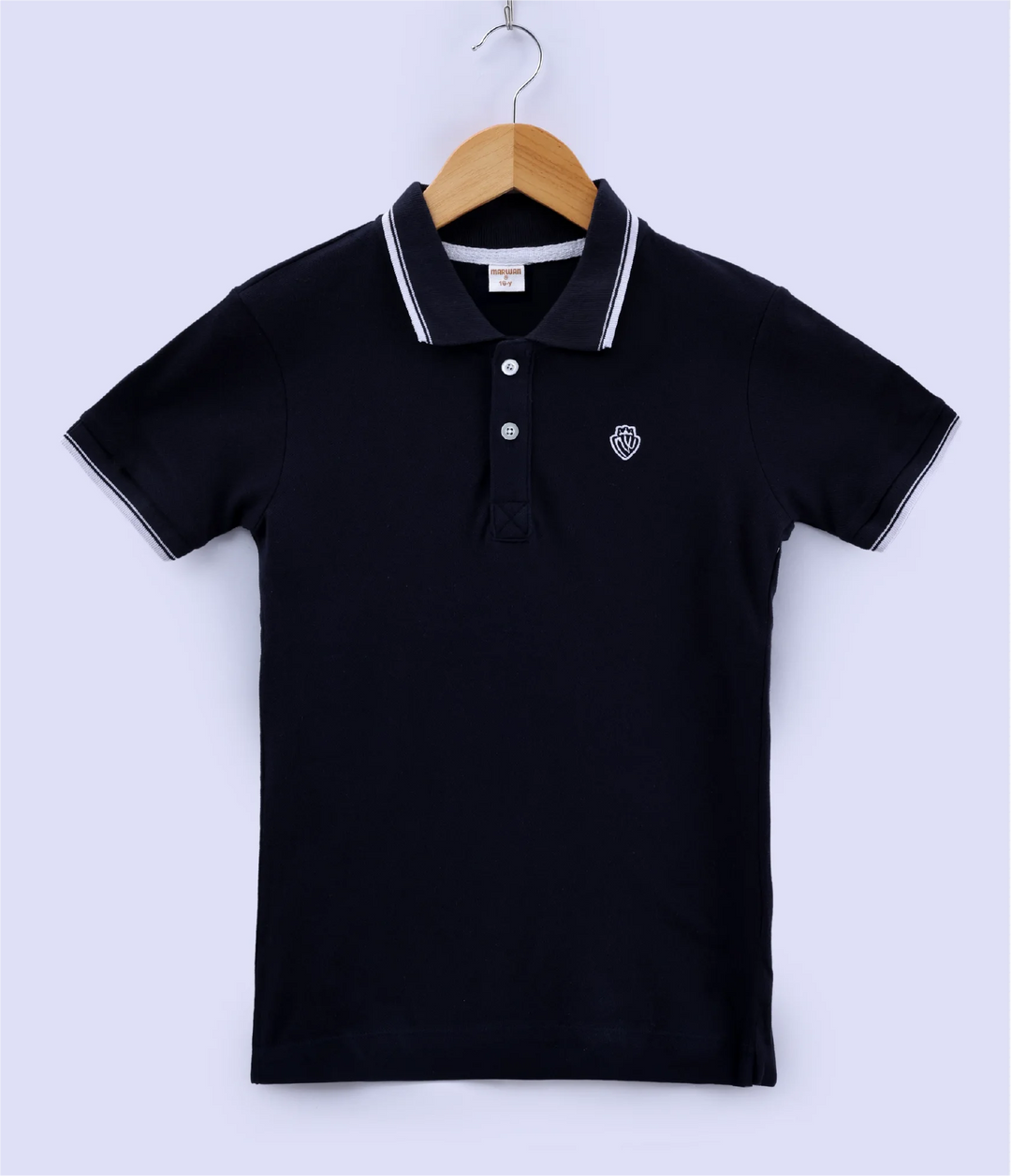 boys polo t-shirt front view