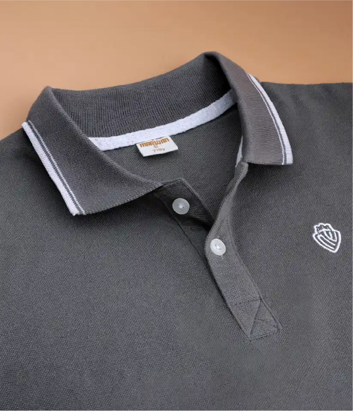 boys polo t-shirt collar