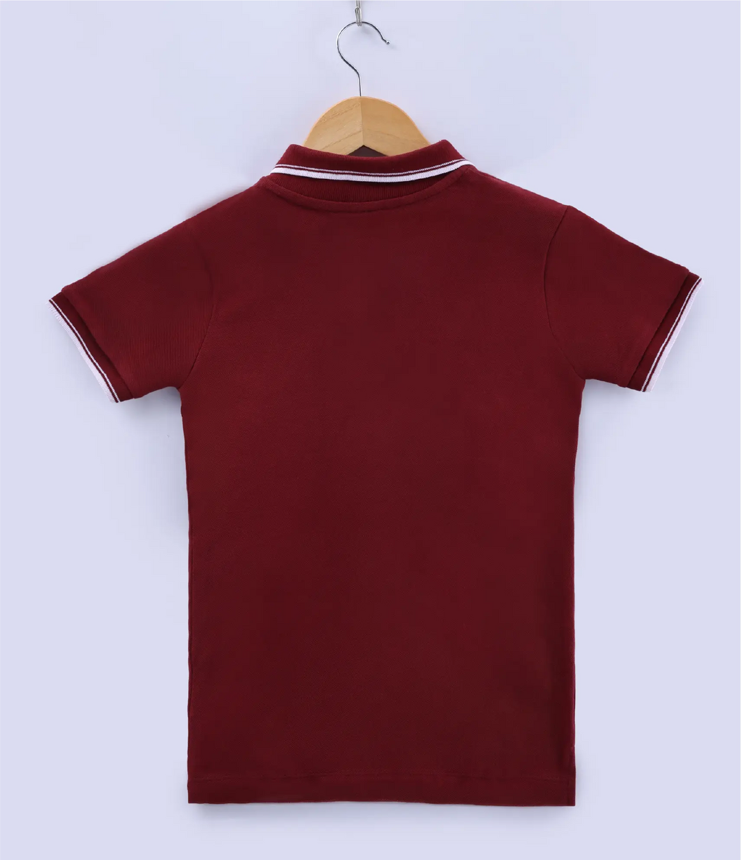 boys polo t-shirt back view