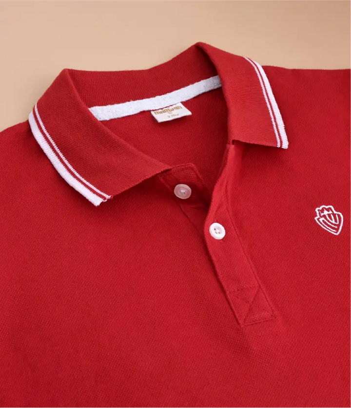 boys polo t-shirt collar