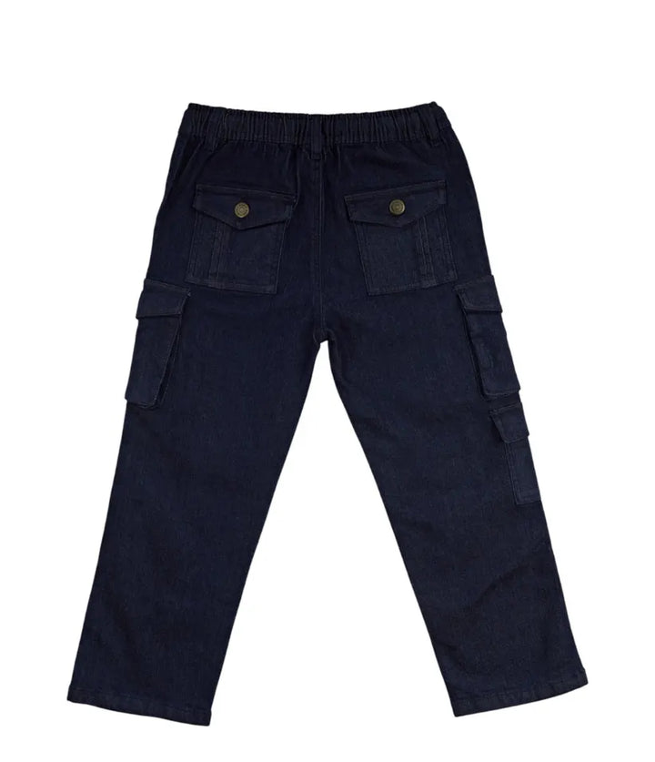 boys cargo jeans 3-8 years back view