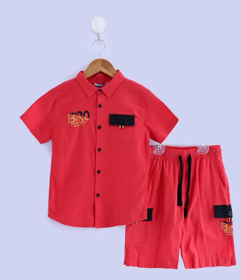 boys cotton co-ord set 3-8 years