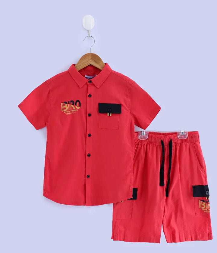 boys cotton co-ord set 3-8 years