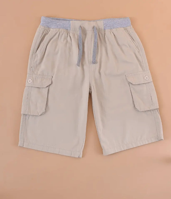 boys cargo shorts front view