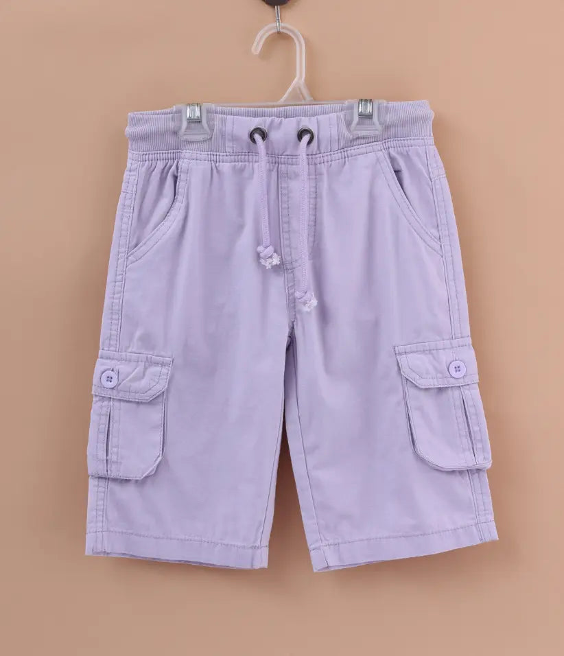 boys cargo shorts front view
