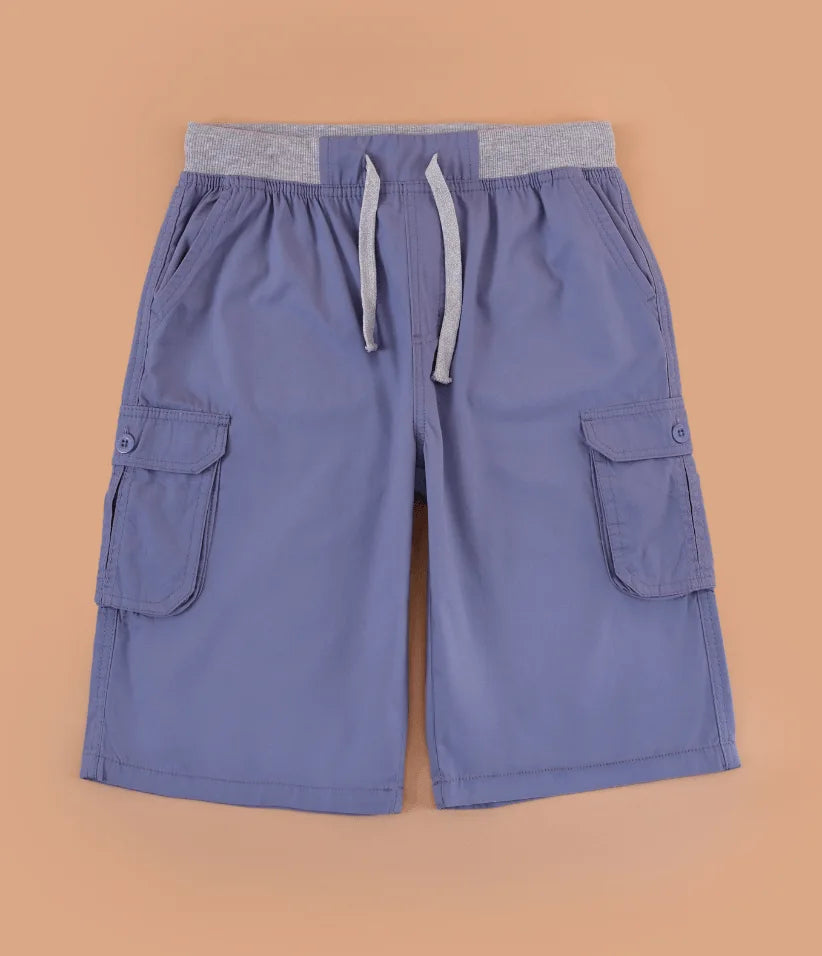 boys cargo shorts front view