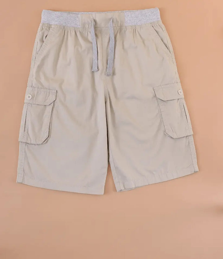 boys cargo shorts front view