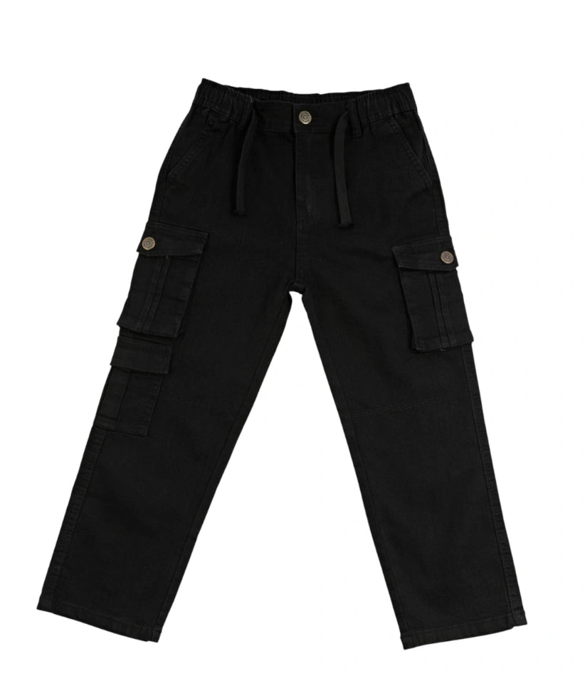 boys cargo jeans 3-8 years front view