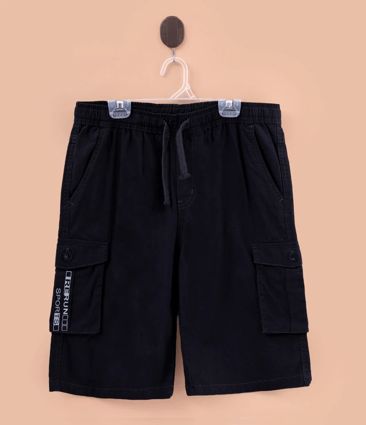 boys cargo shorts front view