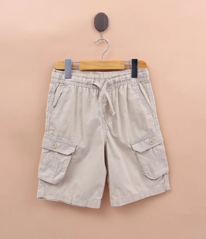 boys cargo shorts front view
