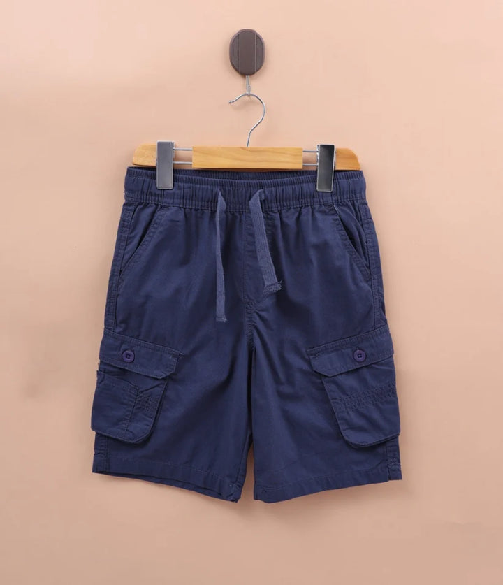 boys cargo shorts front view