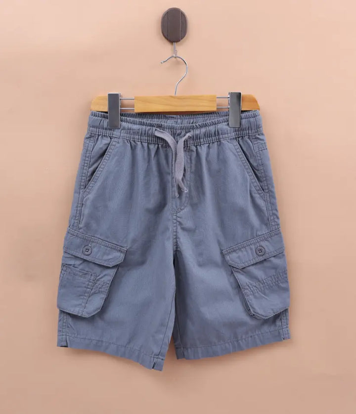 boys cargo shorts front view