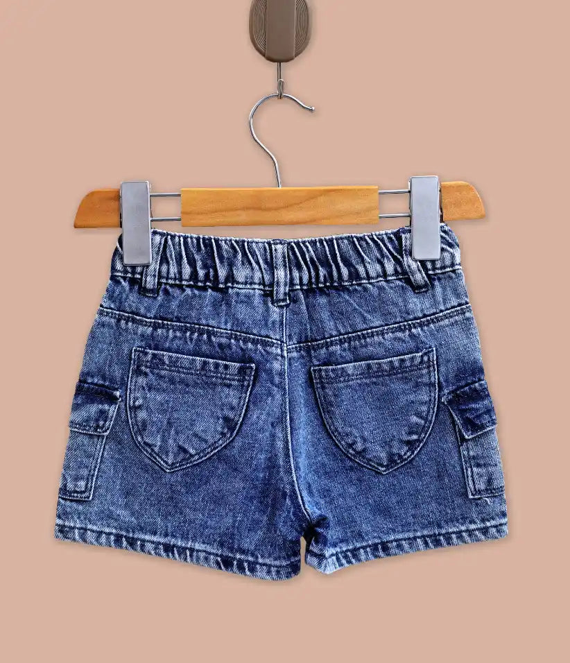 baby boys denim cargo shorts