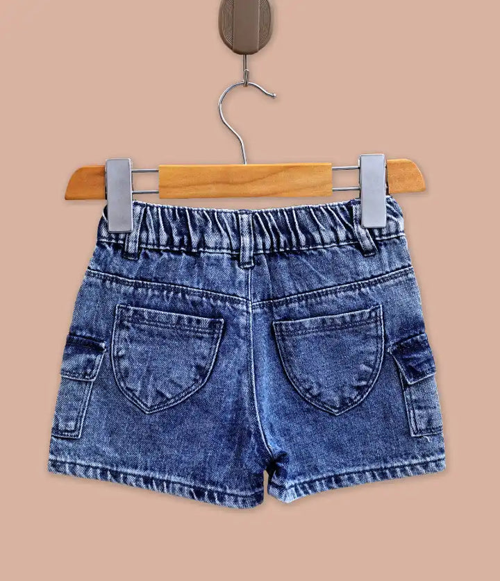 baby boys denim cargo shorts