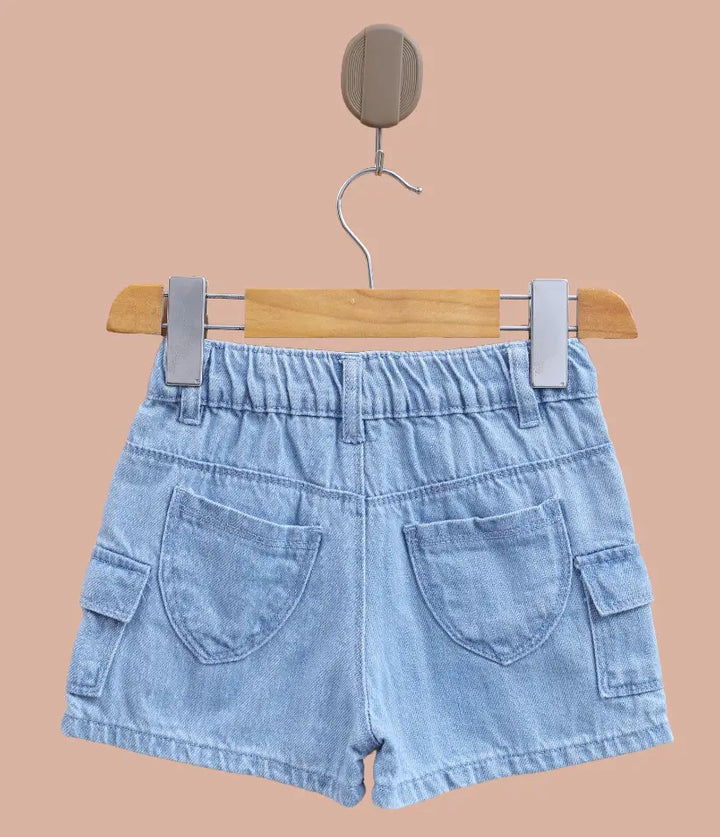 baby boys denim cargo shorts