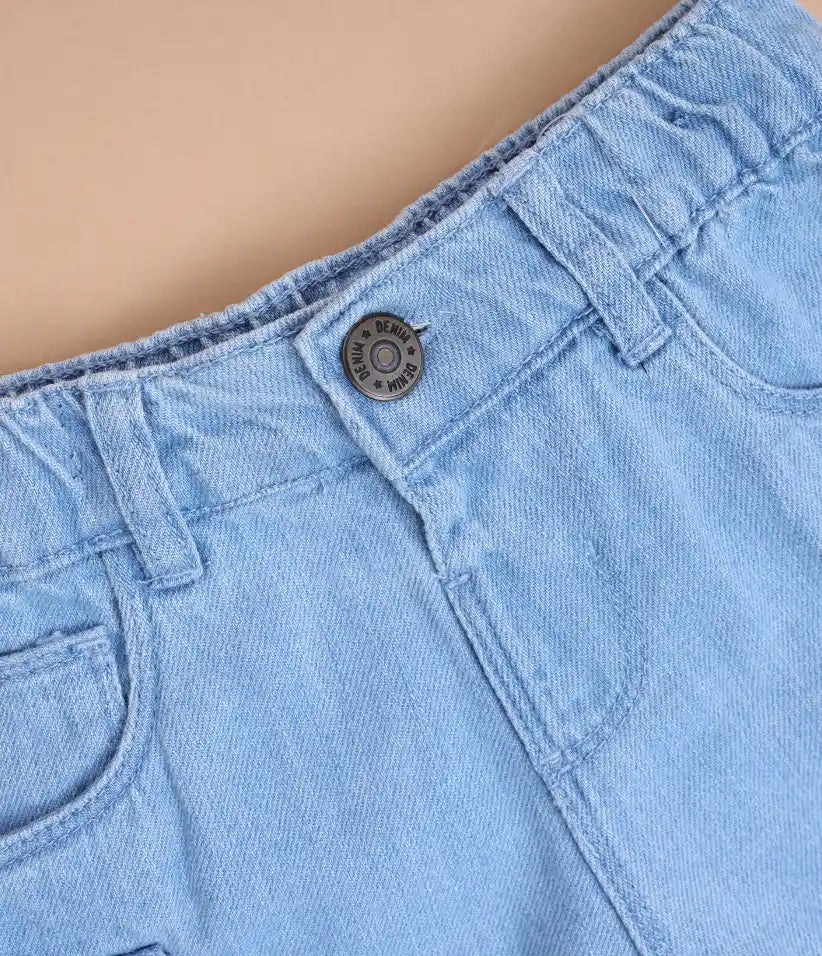 baby boys denim cargo shorts
