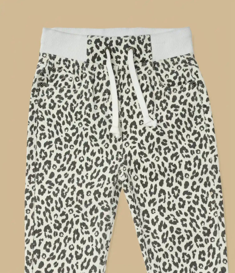 girls leopard pull-on pants 3-8 years#color_light-grey