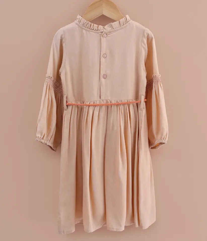 girls smocked cotton dress