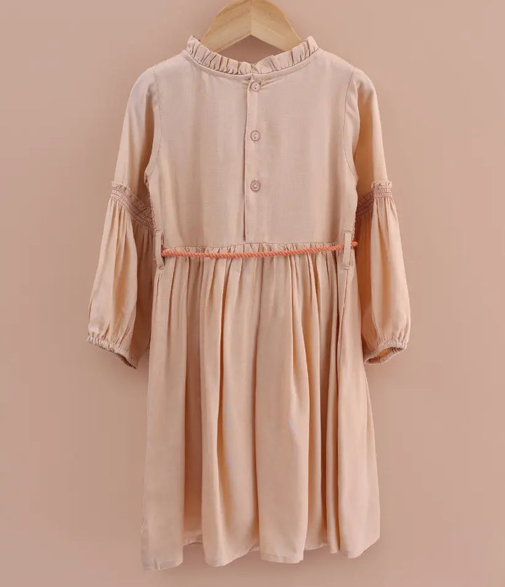 girls smocked cotton dress