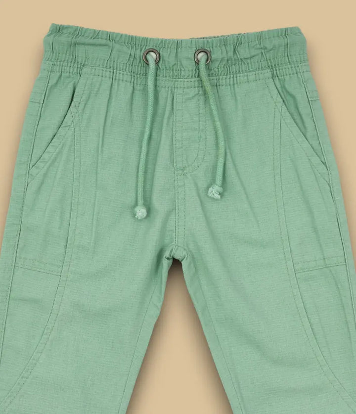 baby boys linen joggers