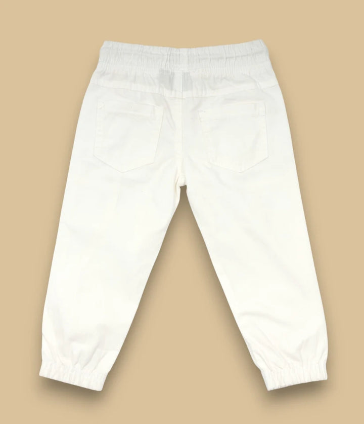 baby boys linen joggers