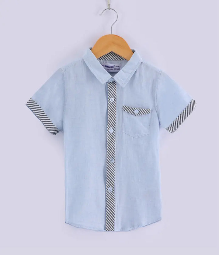 boys oxford shirt front view